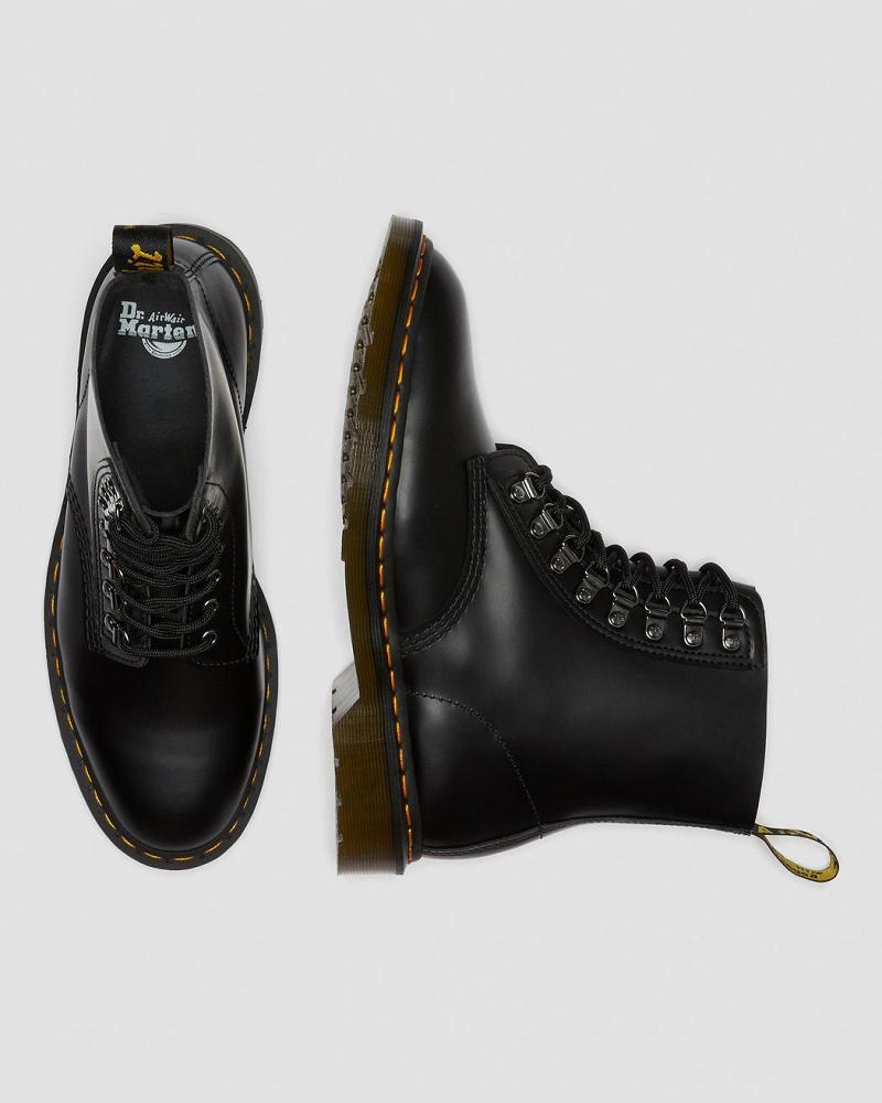 Dr Martens 1460 Pascal Verso Smooth Leren Veterlaarzen Dames Zwart | NL 586NWY